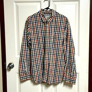 Dockers Men’s Button Up Long Sleeve Shirt Size Large